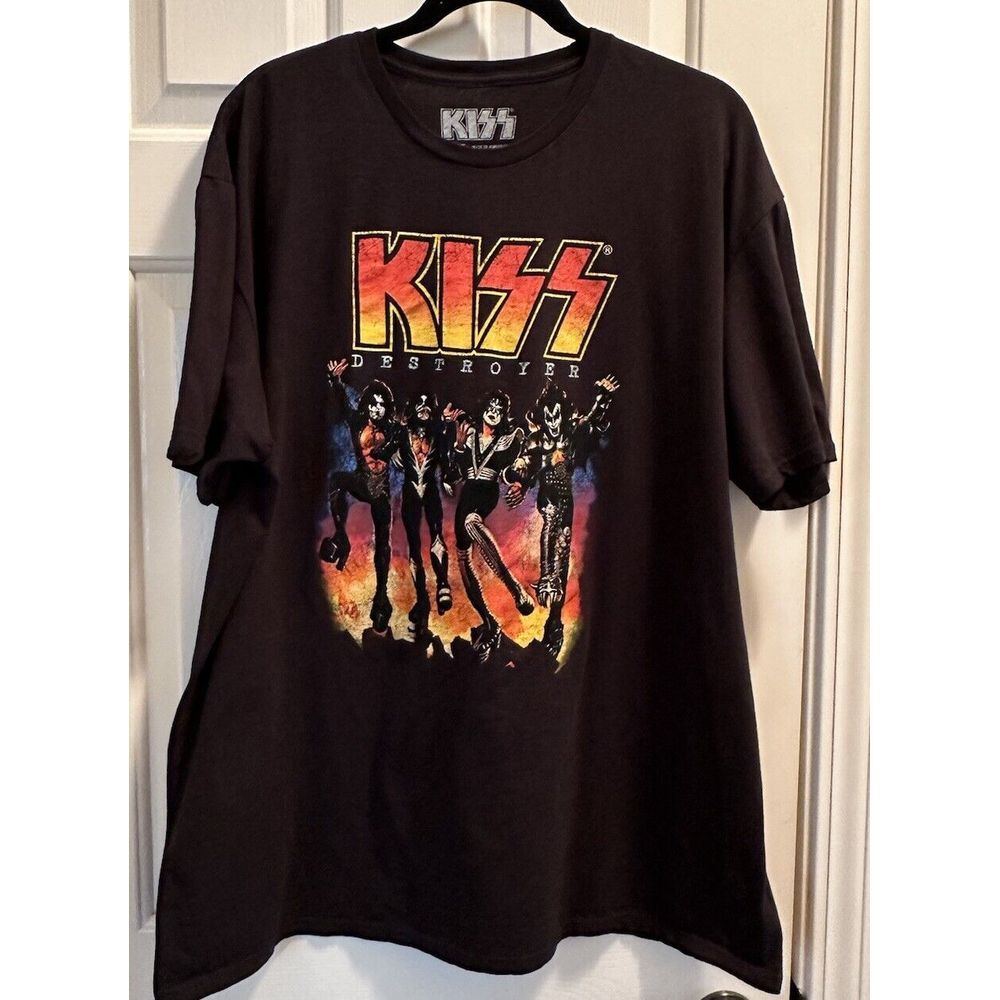 KISS The Band Destroyer Album Cover T-shirt‎ Size 2XL
